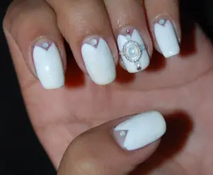 White nail polish