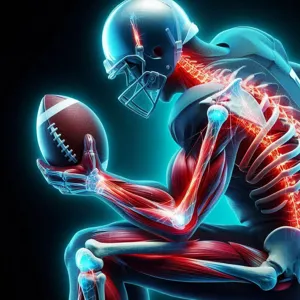 What are the most common injuries in American football and how can they be prevented?