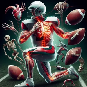 What are the most common injuries suffered by quarterbacks in American football?