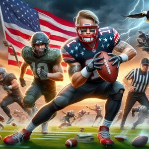 How do the rules of American football ensure fair play?