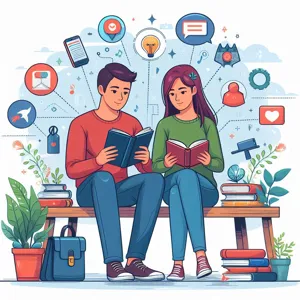 How can you make reading a more social experience and connect with others who share your love for books?