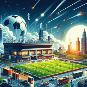 What are the different types of football stadiums and how do they impact the game?