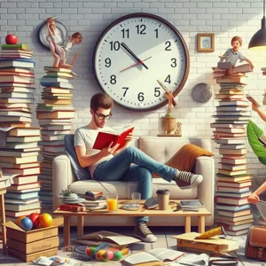 How do you find time for reading amidst a busy schedule?