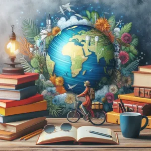 How can you find books that inspire you to travel and explore the world?