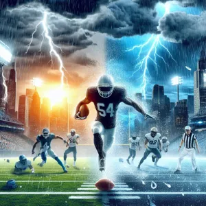 How do different weather conditions affect gameplay in American football?