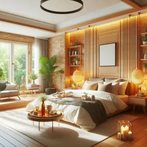 What are the best ways to create a serene and relaxing bedroom?