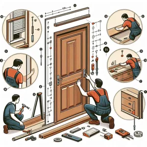 How to install a new door?