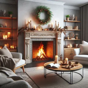 How to create a cozy and inviting fireplace?