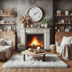 How to create a cozy and inviting fireplace?