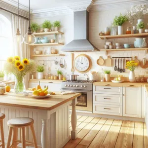 What are the best ways to create a bright and cheerful kitchen?