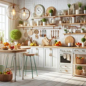 What are the best ways to create a bright and cheerful kitchen?