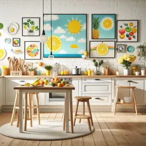 What are the best ways to create a bright and cheerful kitchen?