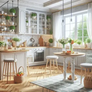 What are the best ways to create a bright and cheerful kitchen?