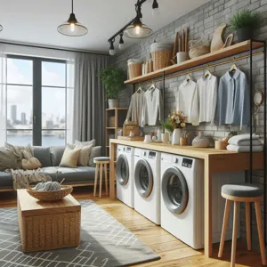 How to create a stylish and functional laundry room?