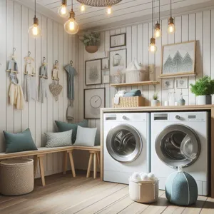 How to create a stylish and functional laundry room?