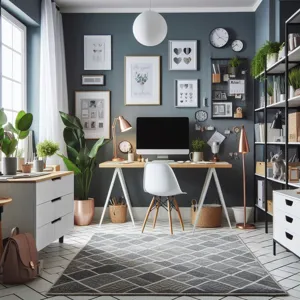 How to create a functional and stylish home office?