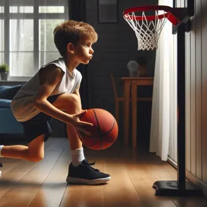 What are the best ways to practice basketball at home?