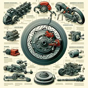 What are the different types of motorbike brakes and their effectiveness?